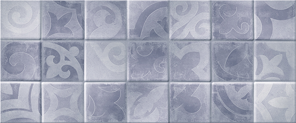Плитка Gracia Ceramica Folk 250х600 blue wall 02