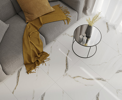 Golden White Statuario Polished 600x1200x90