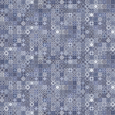 Керамический гранит Hammam голубой 42x42x0,9 16105