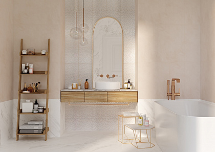 Плитка Gracia Ceramica Scarlett 250х600 white wall 01