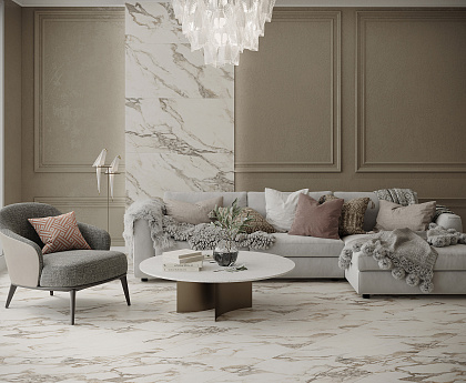 Calacatta Carve Carving рект. 600x600x82,5