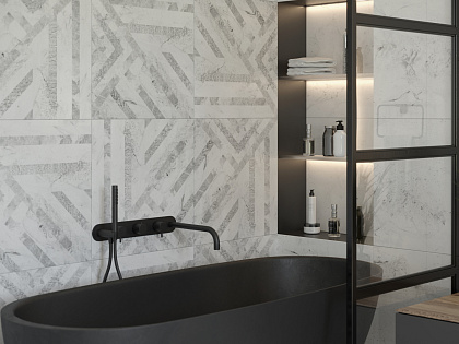 Керамогранит Gracia Ceramica Inverno 600х1200 Premium white PG 01