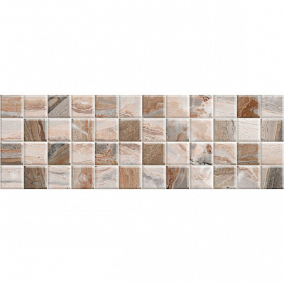 Лигурия мозайка декор коричневый