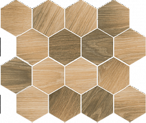 Uniwersalny Wood Natural Heksagon структура mat. 220х225х90