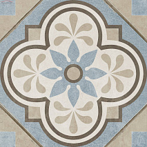 Керамический гранит 29,8*29,8*0,9 Daisy многоцветный пэчворк рельеф (1к=12) 16067