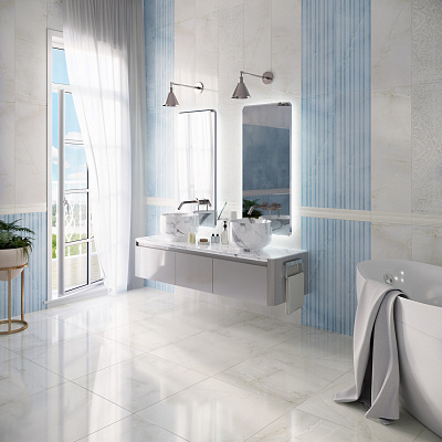 Плитка Gracia Ceramica Stazia 300x900 blue wall 02