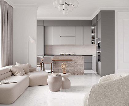 Statuario Cloud Polished рект. 800x800x90