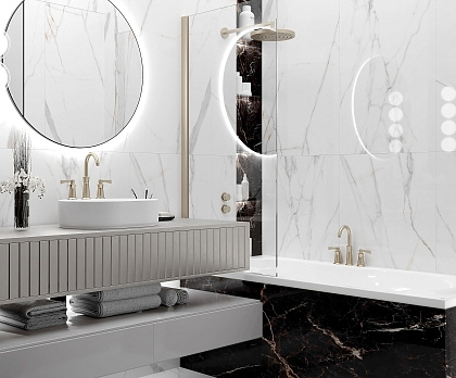 Calacatta Milan Polished рект. 600x1200x90