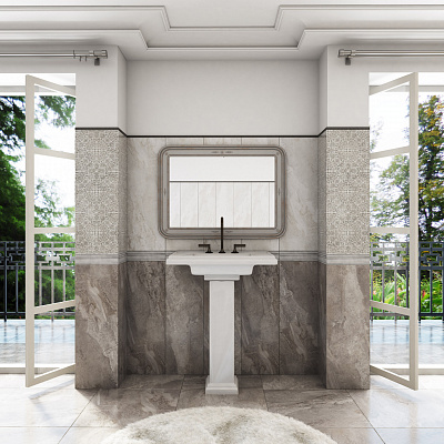 Керамогранит Gracia Ceramica Volterra 450x450 grey PG 01