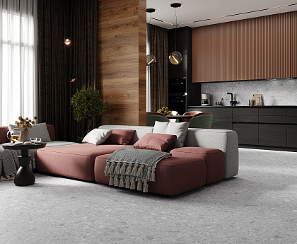 Matrix светло-серый мат.  600x600x90