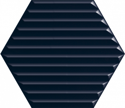 Intense Tone Blue Heksagon B структура Glossy 171x198x80