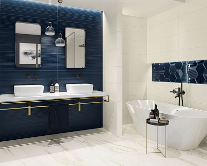 Intense Tone Bianco Glossy рект. 298x898x90