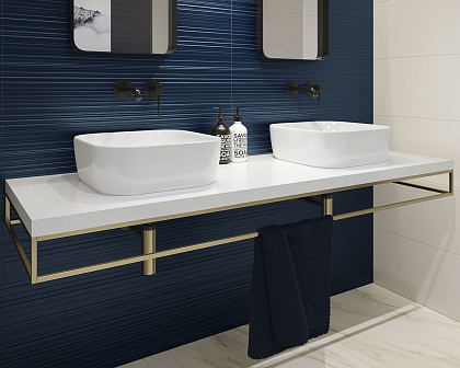 Intense Tone Blue A структура Mat рект. 298x898x90