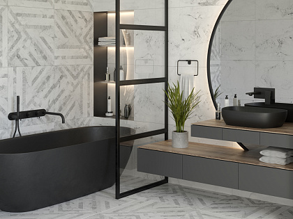 Керамогранит Gracia Ceramica Inverno 600х1200 Premium white PG 01