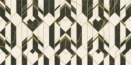 Декор керамич. настен. Fancy White Polysk 300x600x100