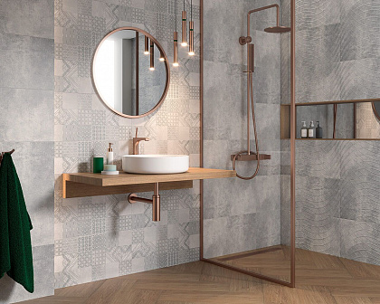 HARMONY GRYS PATCHWORK 300x600