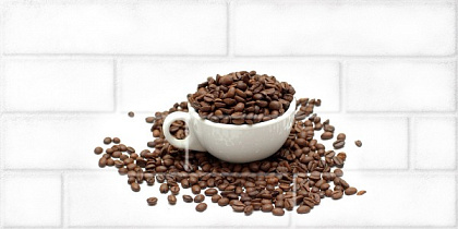 Брик 2 декор белый