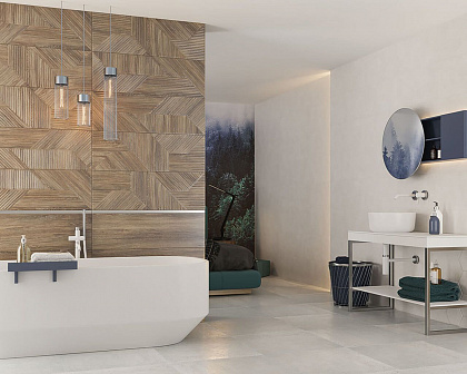 WOODSKIN BIANCO HEKSAGON Структура B 198x171