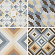 DIAMANTE COLOUR GRES  MAT. MIX B 400x400