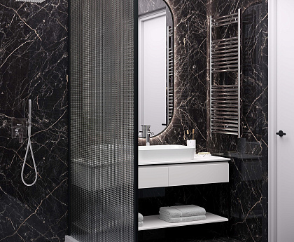 Black Arkadia High Glossy 600x1200x90