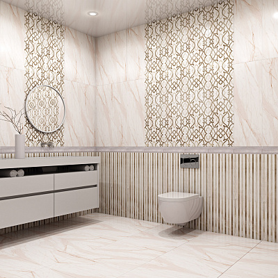 Плитка Gracia Ceramica Chateau 300x900 beige wall 01