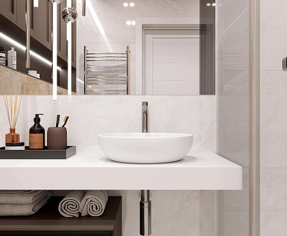 Antalya Bianco Polished рект. 600x1200x90