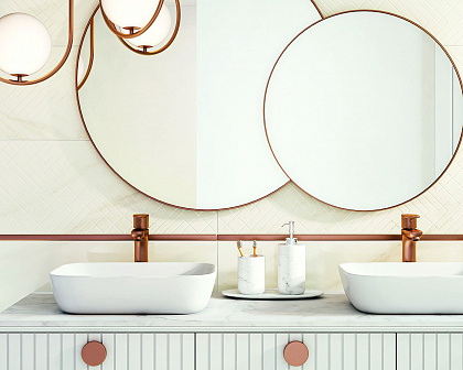 Декор Calacatta Sparkle Gold Polysk REKT. 298X598