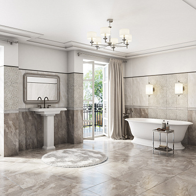 Керамогранит Gracia Ceramica Volterra 450x450 grey PG 01