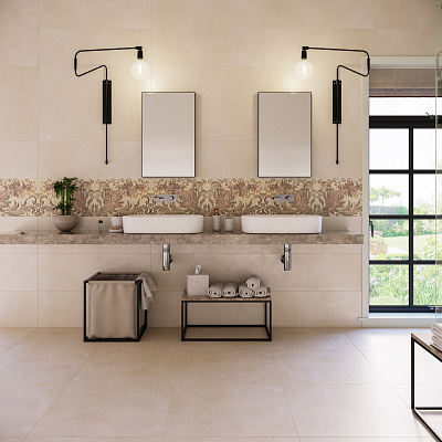 Плитка Gracia Ceramica Alevera 300x900 beige wall 02