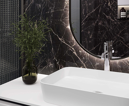 Black Arkadia High Glossy 600x1200x90