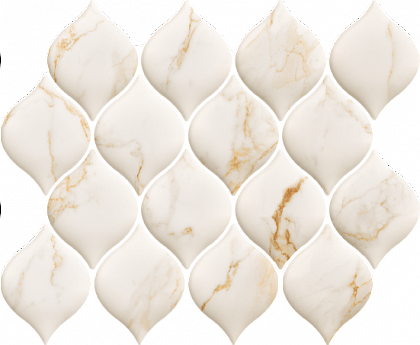 Мозаика Bliss Gold Arabeska (под заказ) 298х298х8