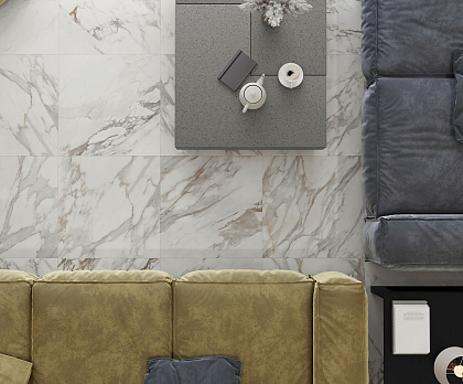 Calacatta Roma Polished рект. 600x600x82,5