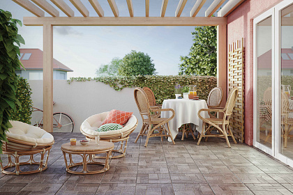 Керамический гранит 32,6*32,6*0,85 Exterio серый (1к=12) EE4P092D-60