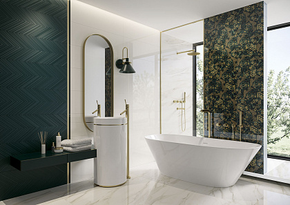 Intense Tone Green Heksagon A структура Glossy 171x198x80