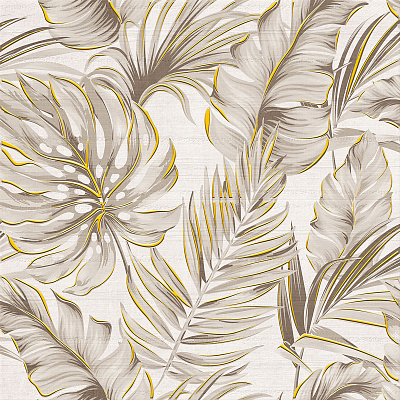 панно Brasiliana тропик 1 светло-бежевый 250x500