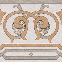 Рамина бежеый  декор 2 пол