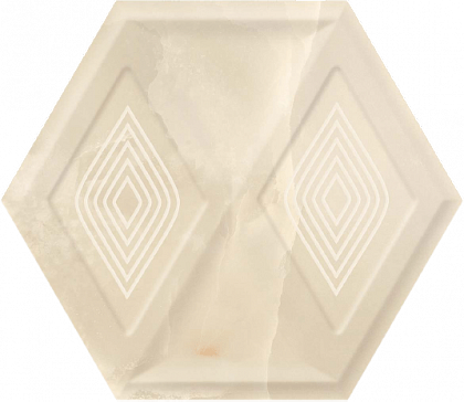 ILLUSION BEIGE HEKSAGON Структура  198X171