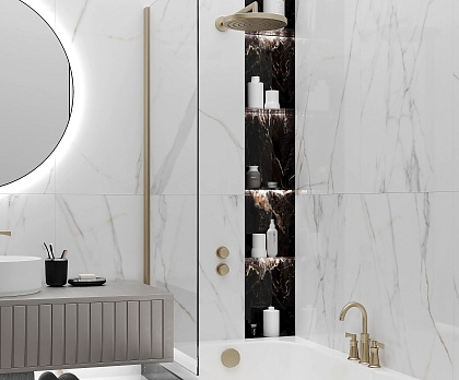 Calacatta Milan Polished рект. 600x1200x90