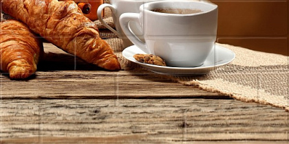 Брик панно кофе 4 кремовый