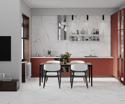 Calacatta Milan Polished рект. 600x1200x90