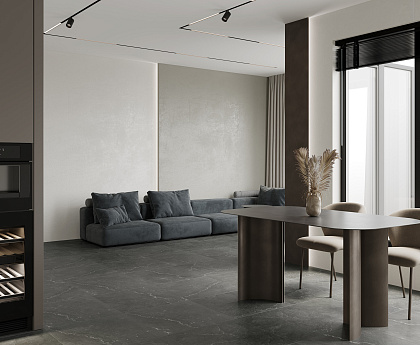 Leda Black Carving рект. 600x1200x90