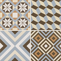 DIAMANTE COLOUR GRES  MAT. MIX C 400x400