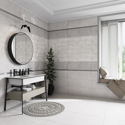 Плитка Gracia Ceramica Patricia 300x900 grey wall 01
