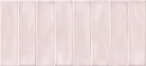Плитка Pudra розовый кирпич рельеф 20x44x0,85 PDG074D
